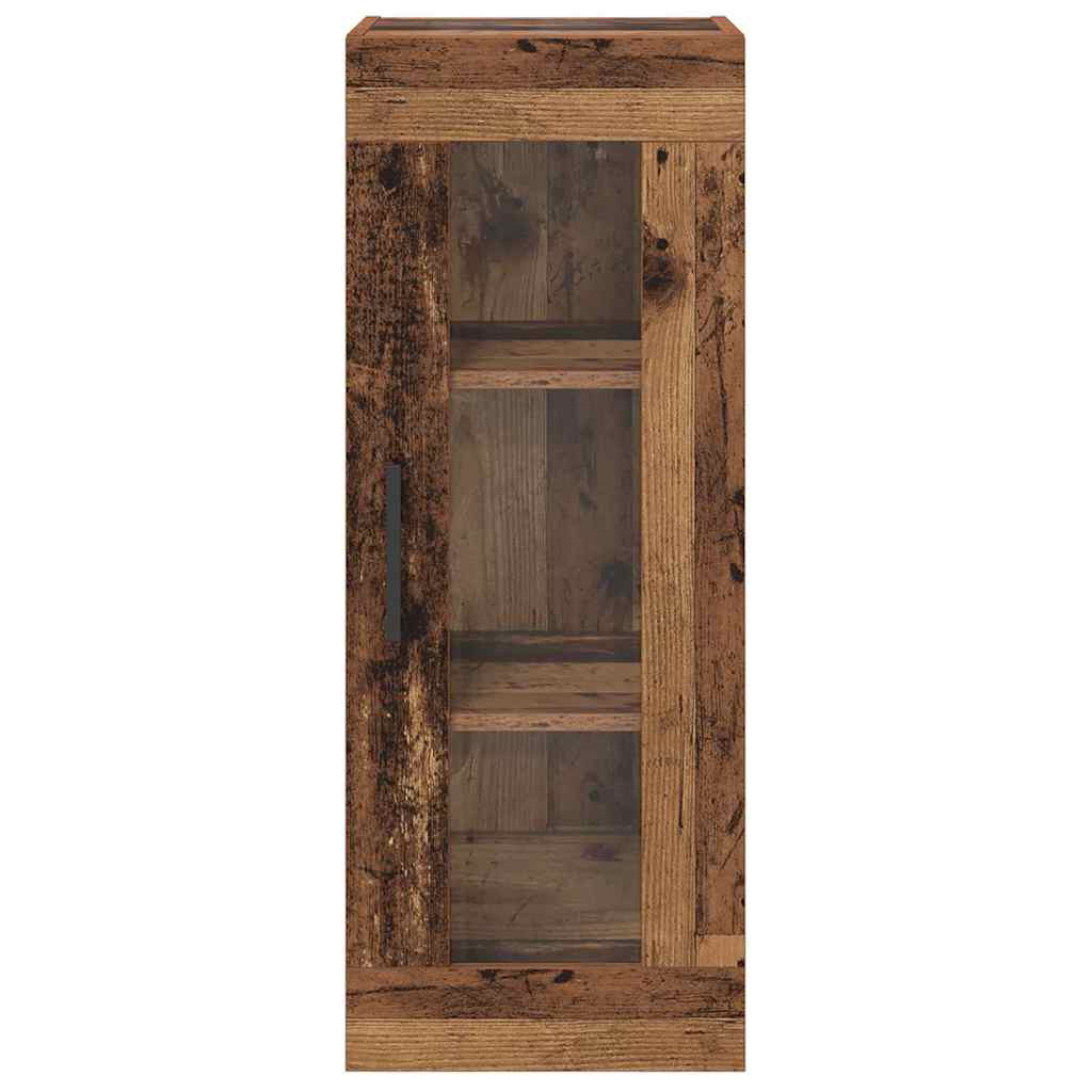 vidaXL Szafka wisząca Stare drewno 34,5 x 34 x 90 cm