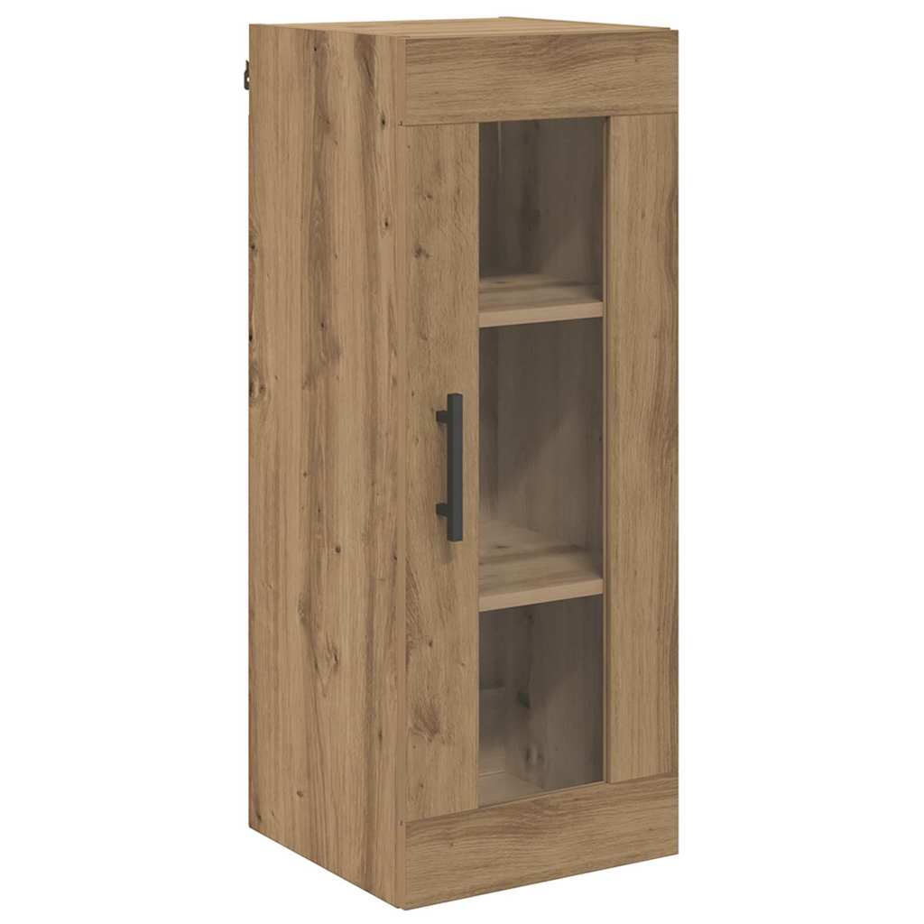 vidaXL Szafka wisząca Dąb rzemieślniczy 34,5 x 34 x 90 cm