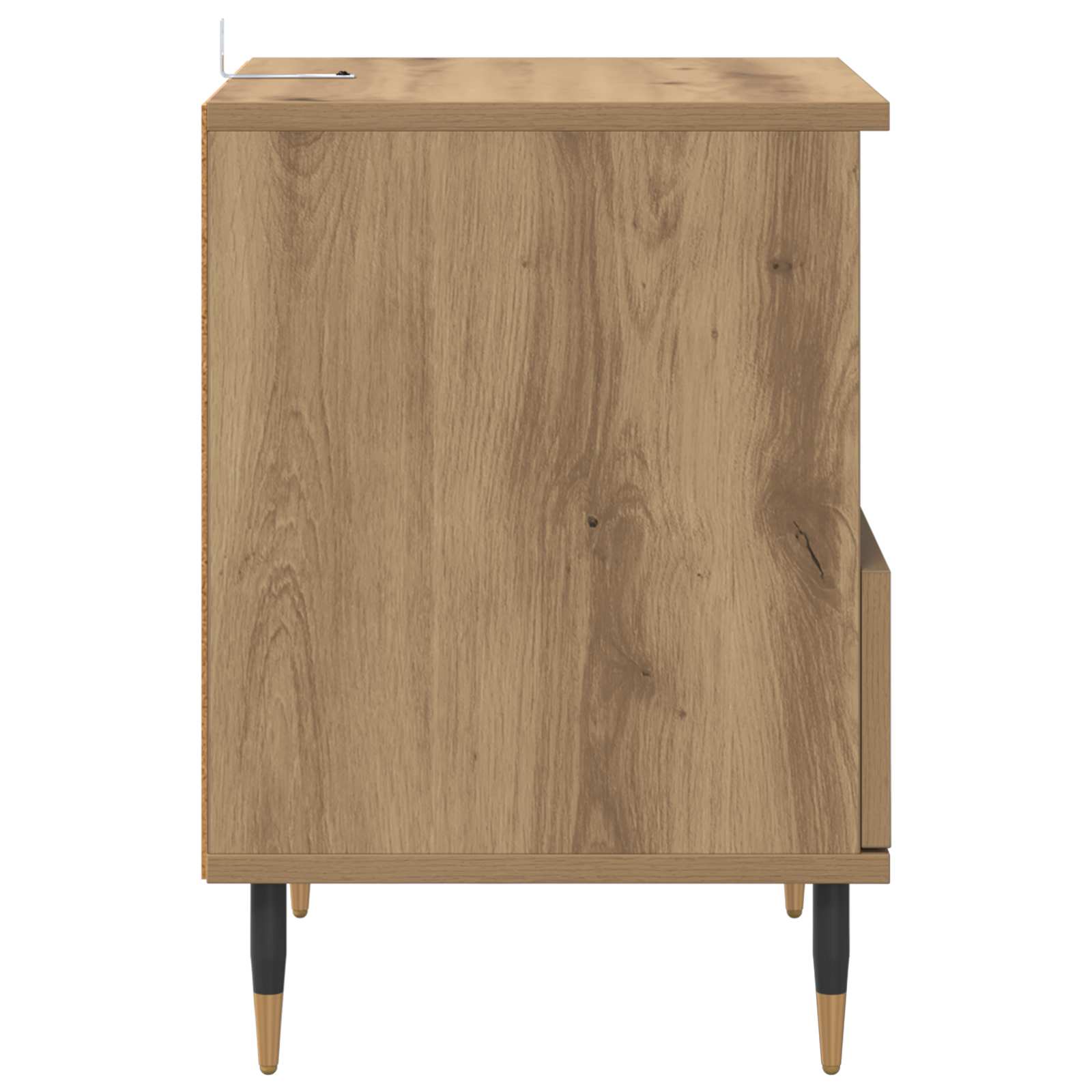 vidaXL Szafka Nocna z szufladą 2 pcs Dąb rzemieślniczy 40 x 35 x 50 cm