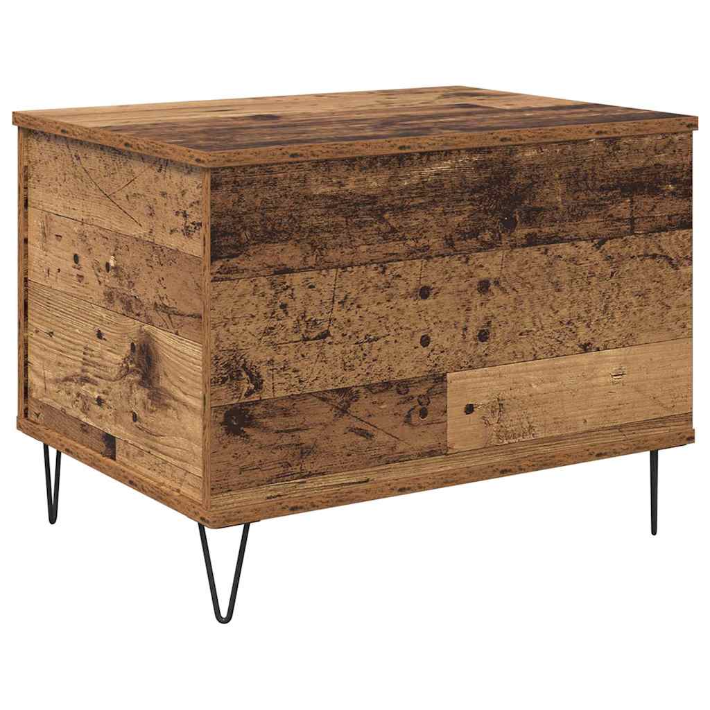 vidaXL Stolik kawowy Stare drewno 60 x 44,5 x 45 cm