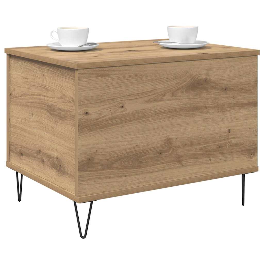 vidaXL Stolik kawowy Dąb rzemieślniczy 60 x 44,5 x 45 cm