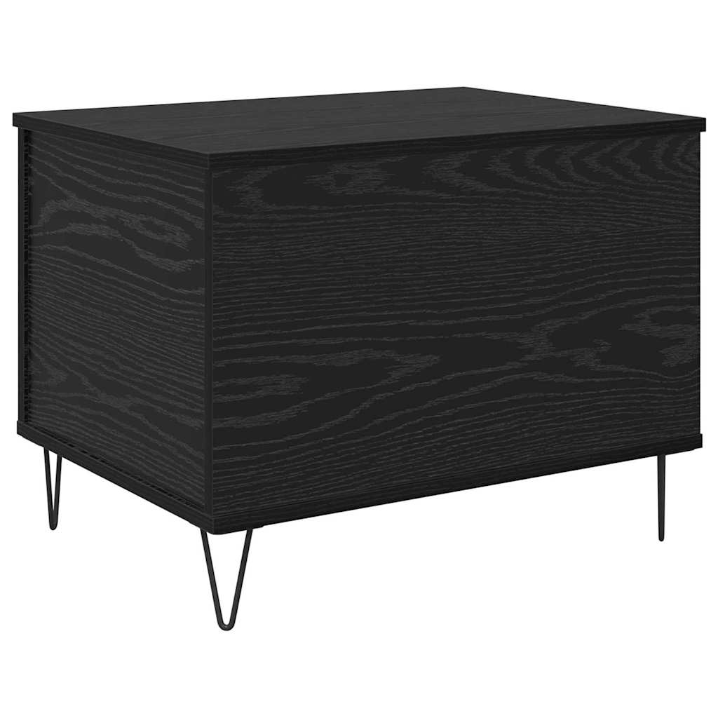 vidaXL Stolik kawowy Czarny Dąb 60 x 44,5 x 45 cm