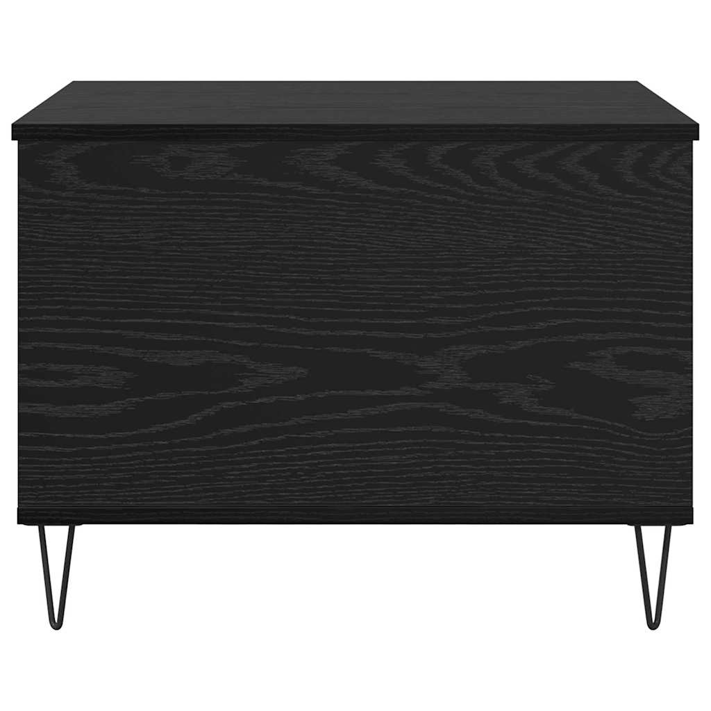 vidaXL Stolik kawowy Czarny Dąb 60 x 44,5 x 45 cm