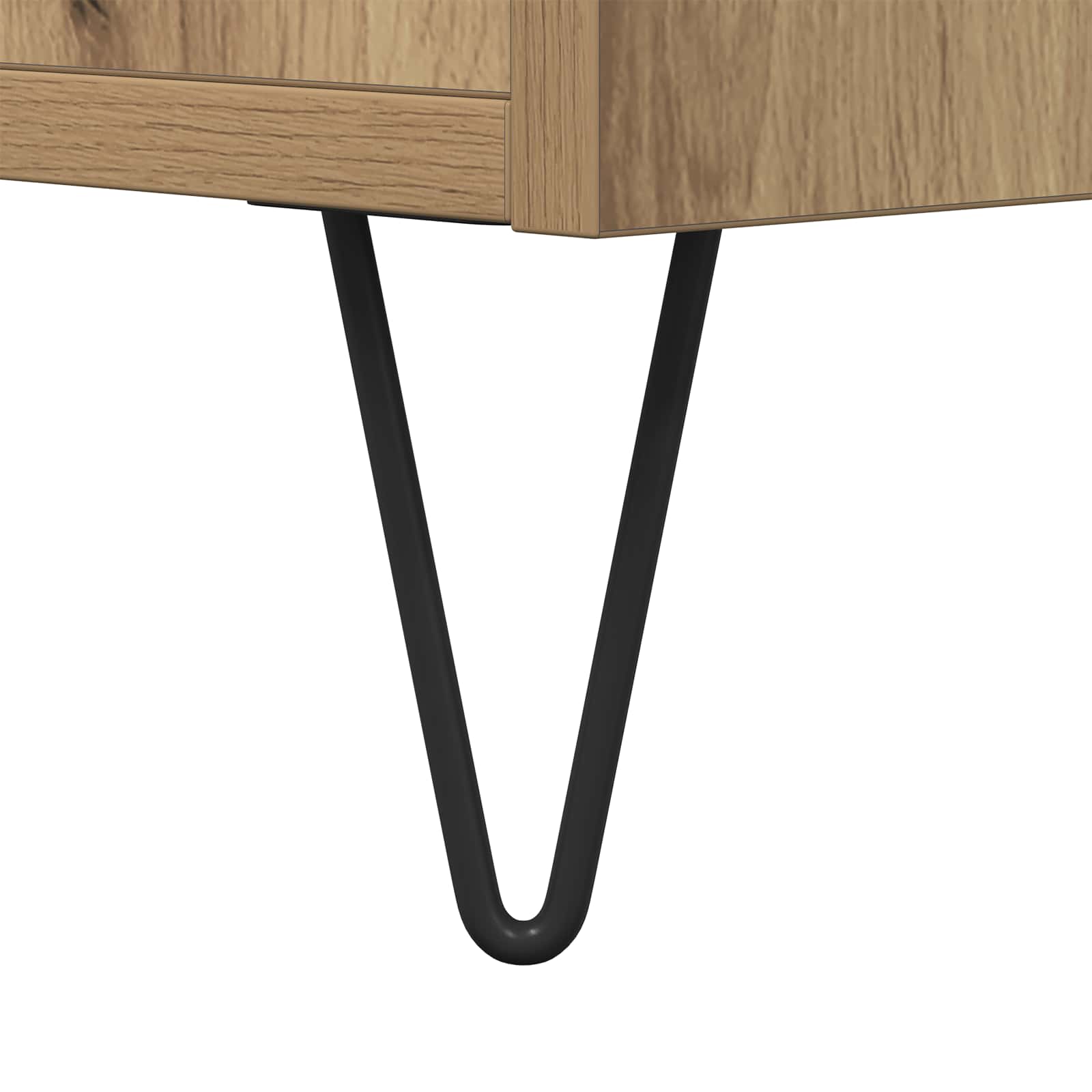 vidaXL Stolik kawowy z szufladą Dąb rzemieślniczy 102 x 44,5 x 50 cm