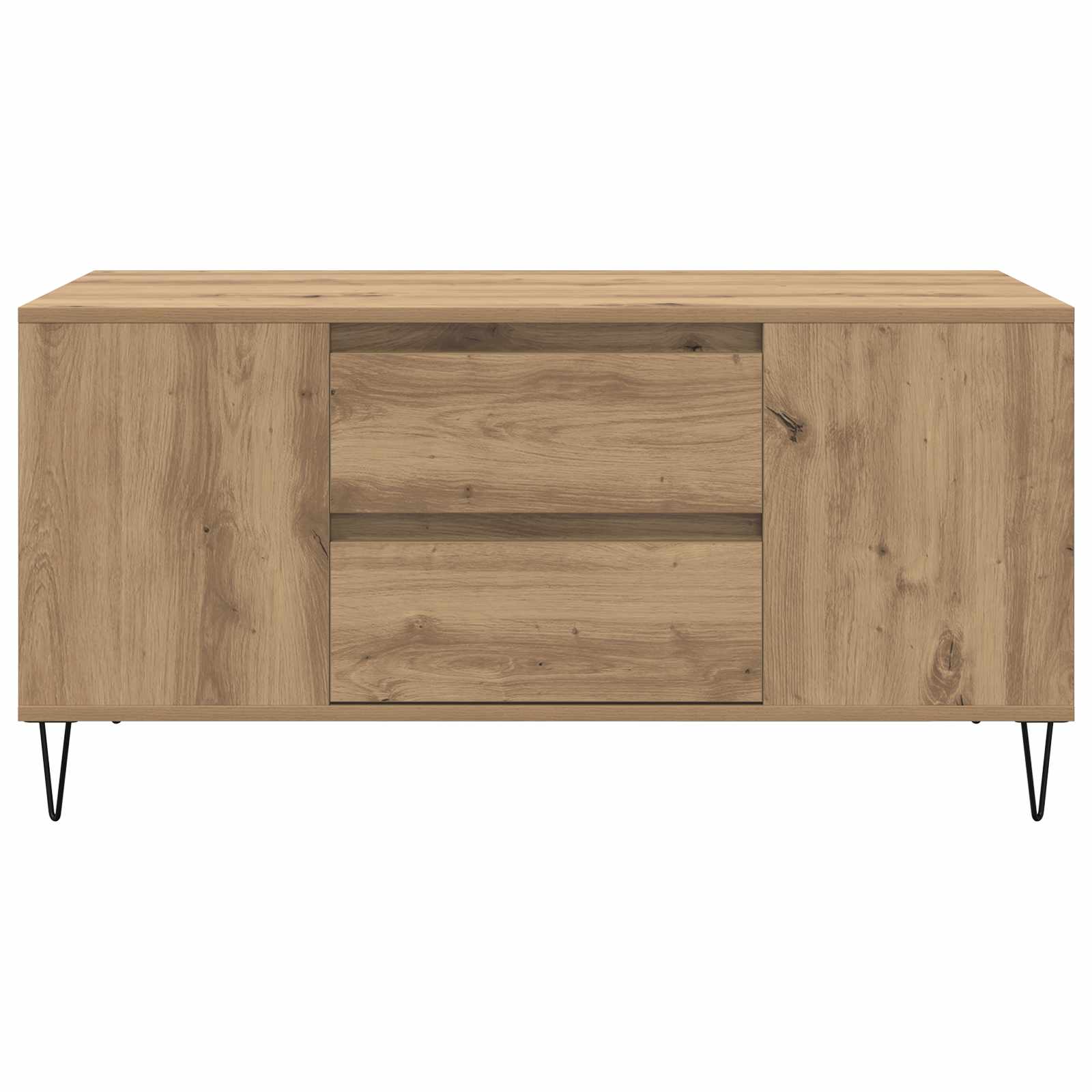 vidaXL Stolik kawowy z szufladą Dąb rzemieślniczy 102 x 44,5 x 50 cm