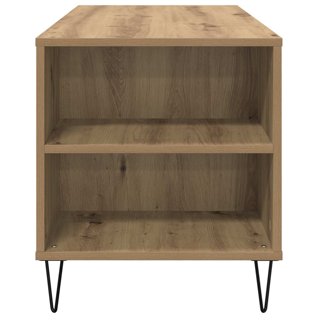 vidaXL Stolik kawowy z szufladą Dąb rzemieślniczy 102 x 44,5 x 50 cm