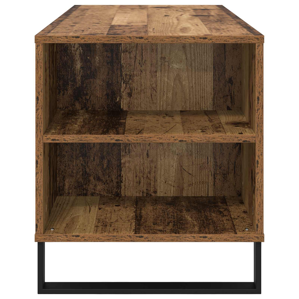 vidaXL Stolik kawowy Stare drewno 102 x 44,5 x 50 cm