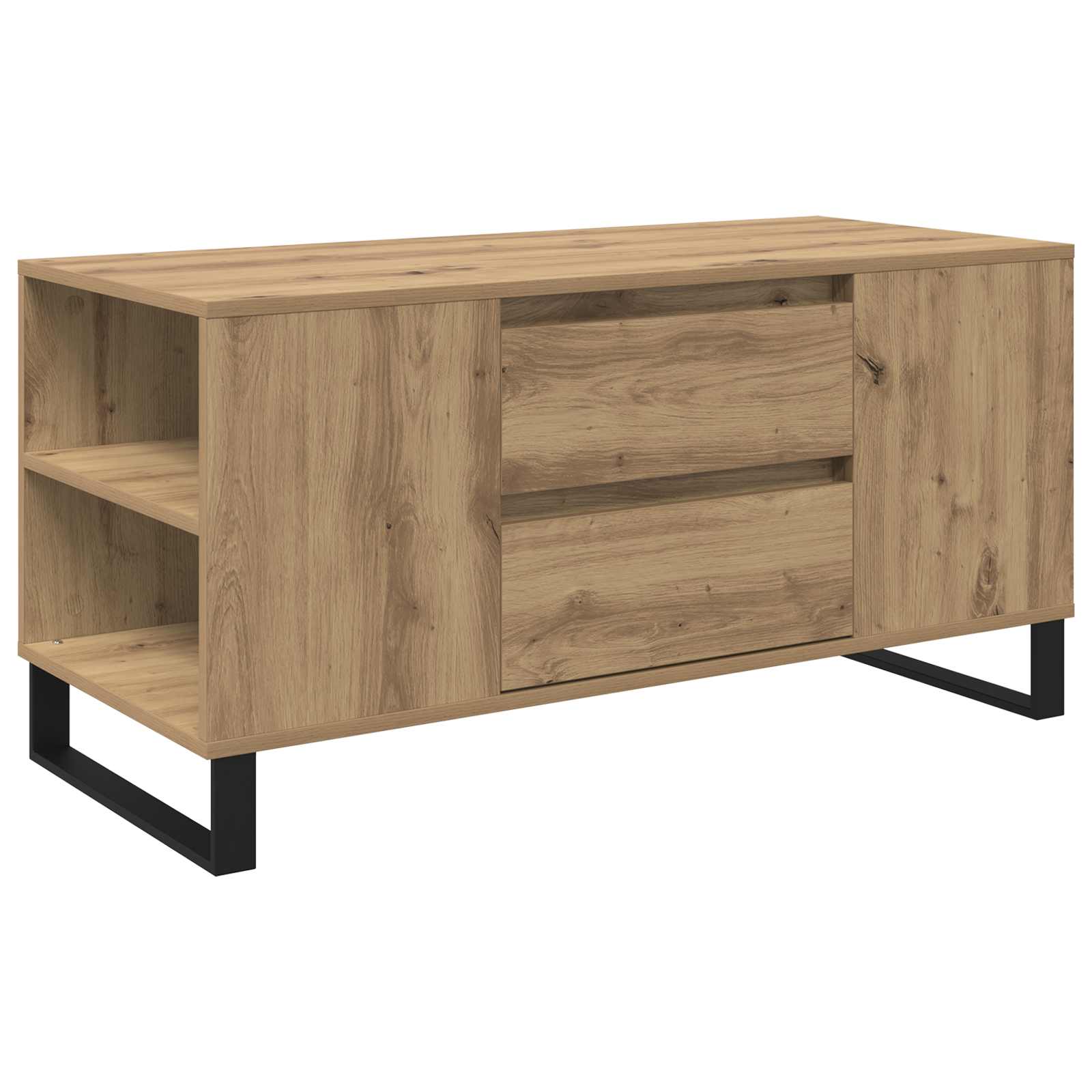 vidaXL Stolik kawowy Dąb rzemieślniczy 102 x 44,5 x 50 cm