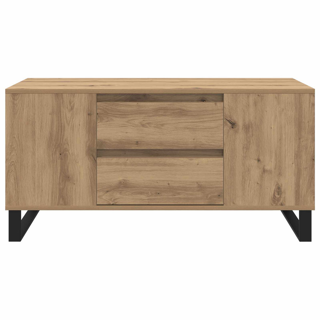 vidaXL Stolik kawowy Dąb rzemieślniczy 102 x 44,5 x 50 cm