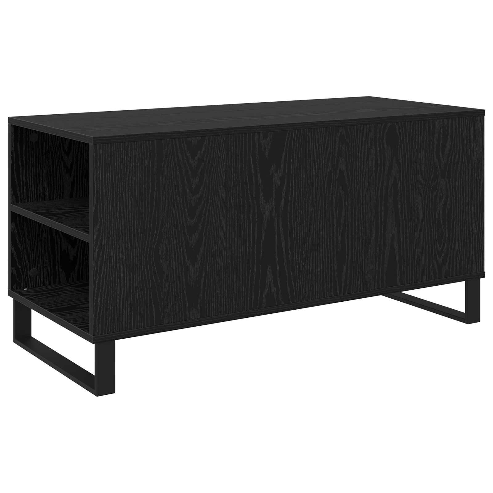 vidaXL Stolik kawowy Czarny Dąb 102 x 44,5 x 50 cm