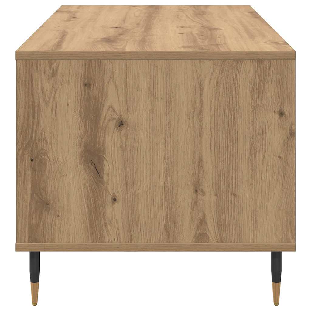 vidaXL Stolik kawowy z szufladą Dąb rzemieślniczy 90 x 49 x 45 cm