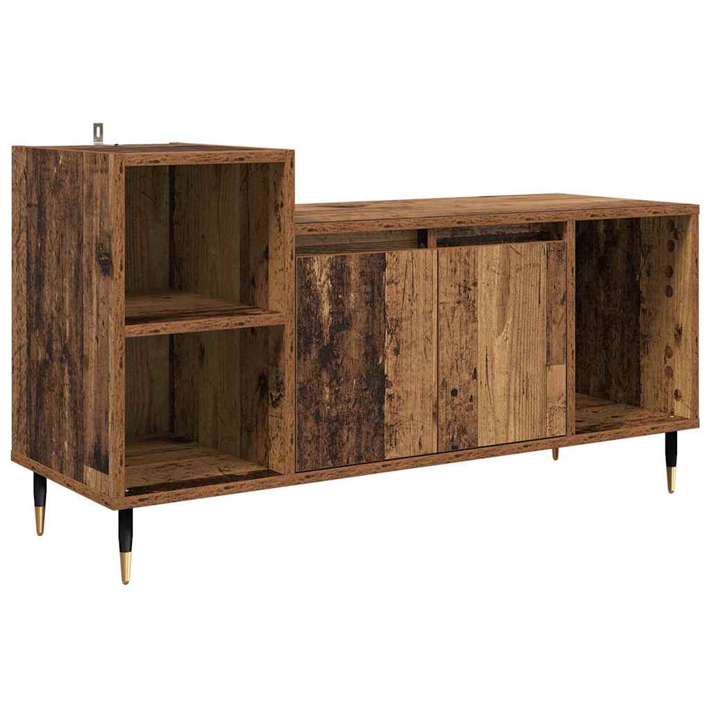 vidaXL Szafka pod telewizor Stare drewno 100 x 35 x 55 cm