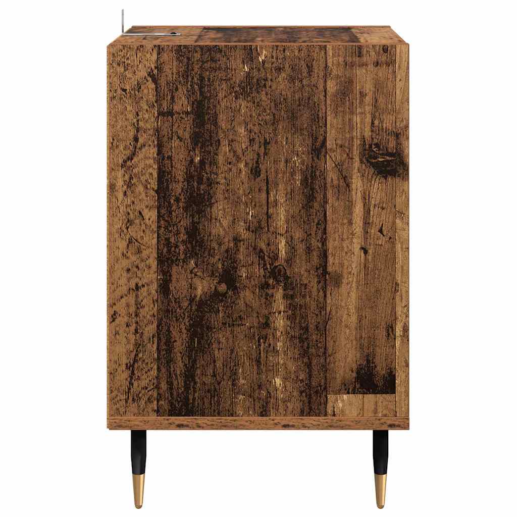 vidaXL Szafka pod telewizor Stare drewno 100 x 35 x 55 cm