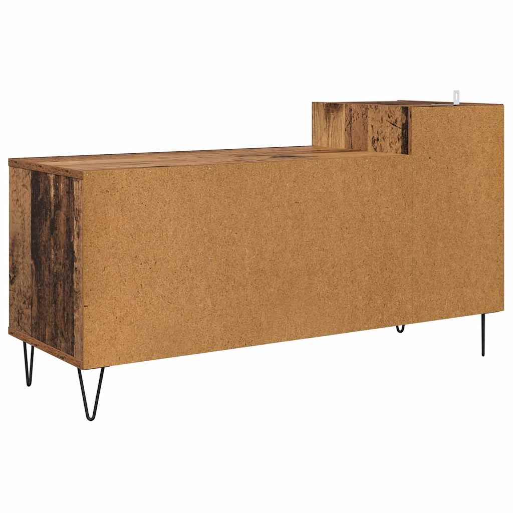 vidaXL Szafka pod telewizor Stare drewno 100 x 35 x 55 cm