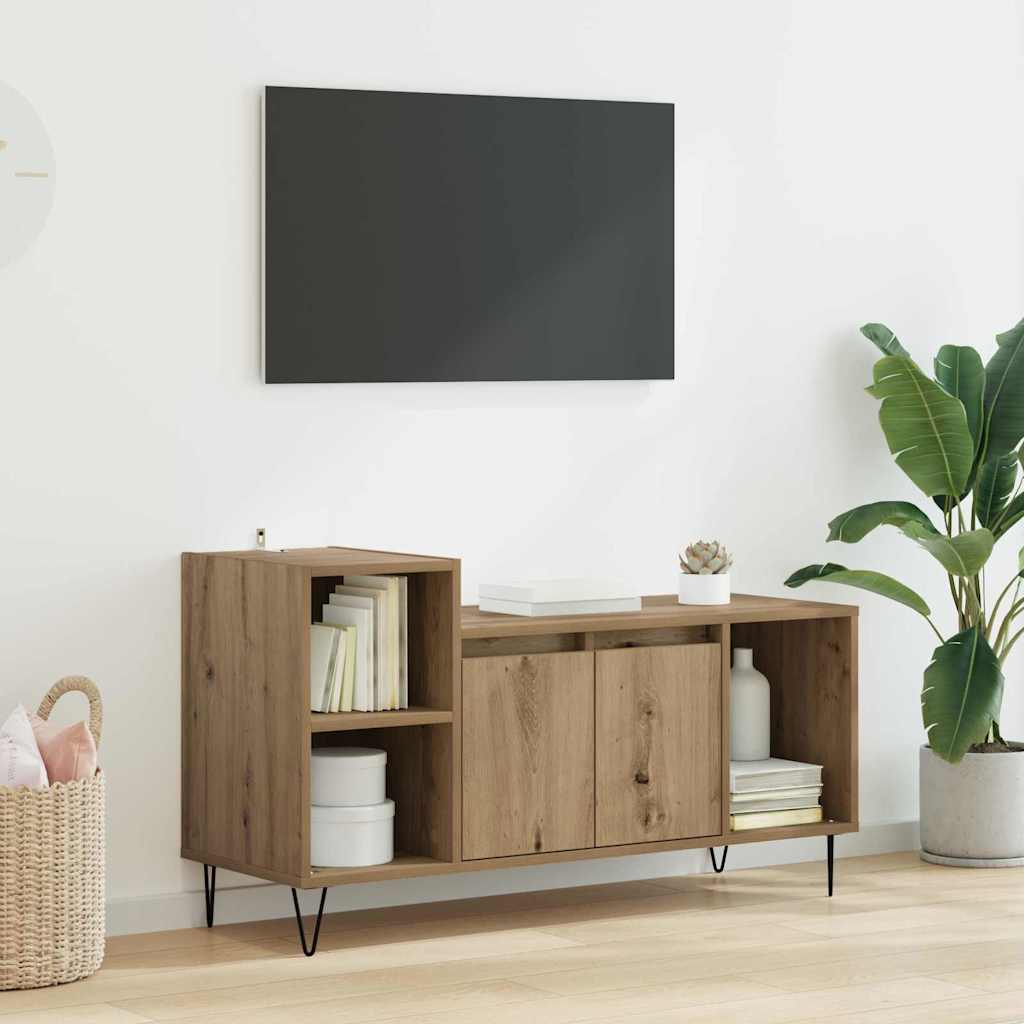 vidaXL Szafka pod telewizor Dąb rzemieślniczy 100 x 35 x 55 cm