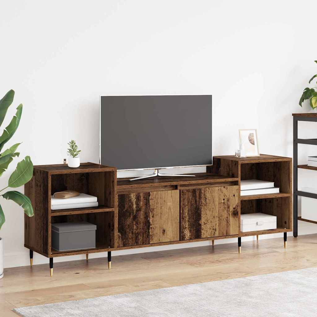 vidaXL Szafka pod telewizor Stare drewno 160 x 35 x 55 cm