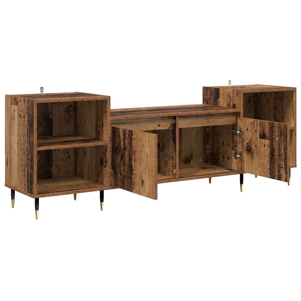 vidaXL Szafka pod telewizor Stare drewno 160 x 35 x 55 cm