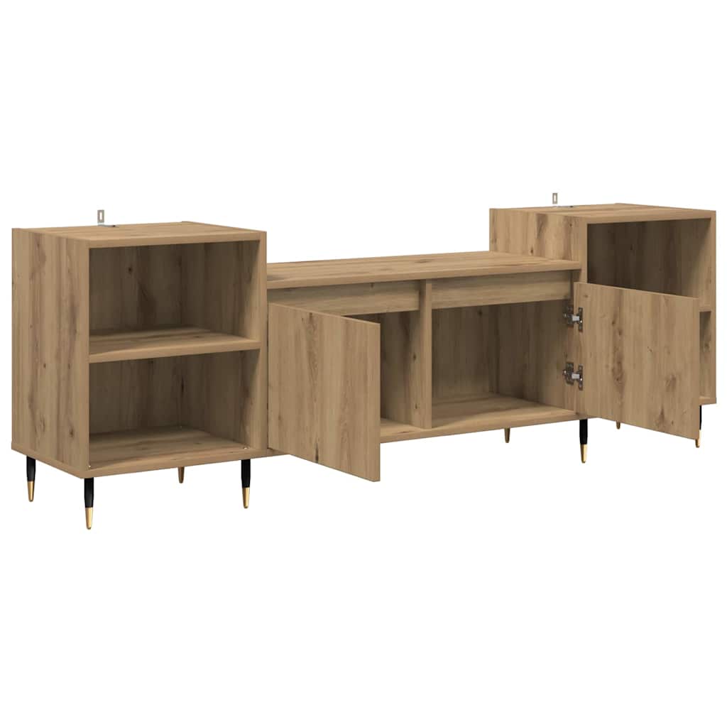 vidaXL Szafka pod telewizor Dąb rzemieślniczy 160 x 35 x 55 cm
