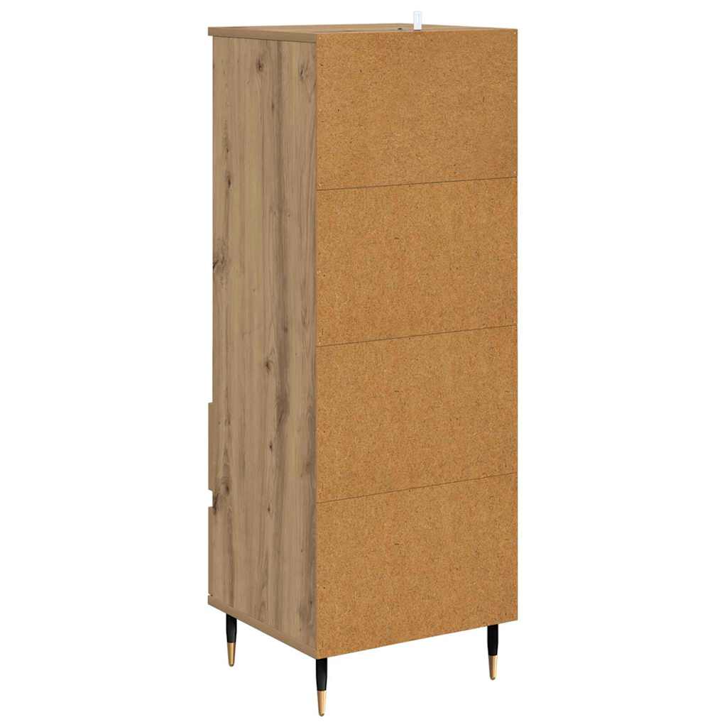 vidaXL Highboard Dąb rzemieślniczy 40 x 36 x 110 cm