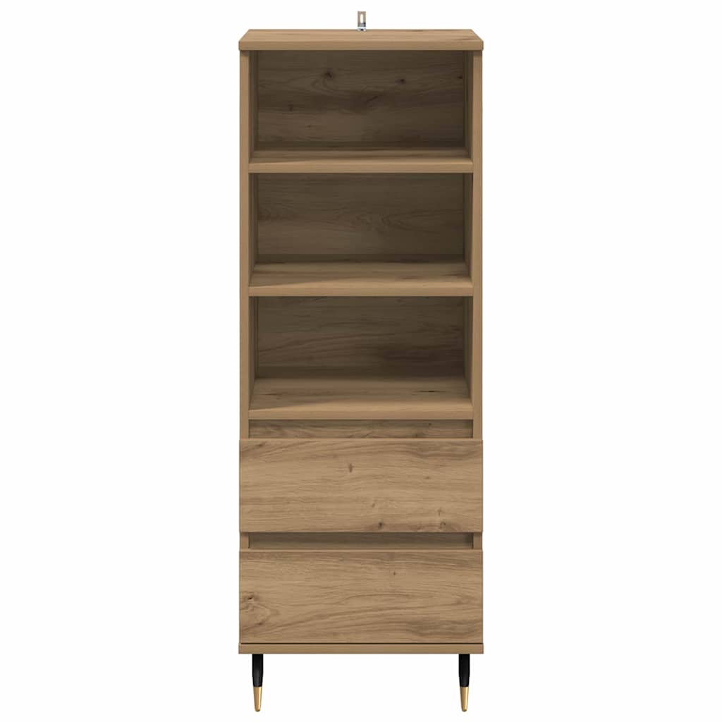 vidaXL Highboard Dąb rzemieślniczy 40 x 36 x 110 cm