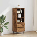 vidaXL Highboard Stare drewno 40 x 36 x 110 cm Materiał drewnopochodny