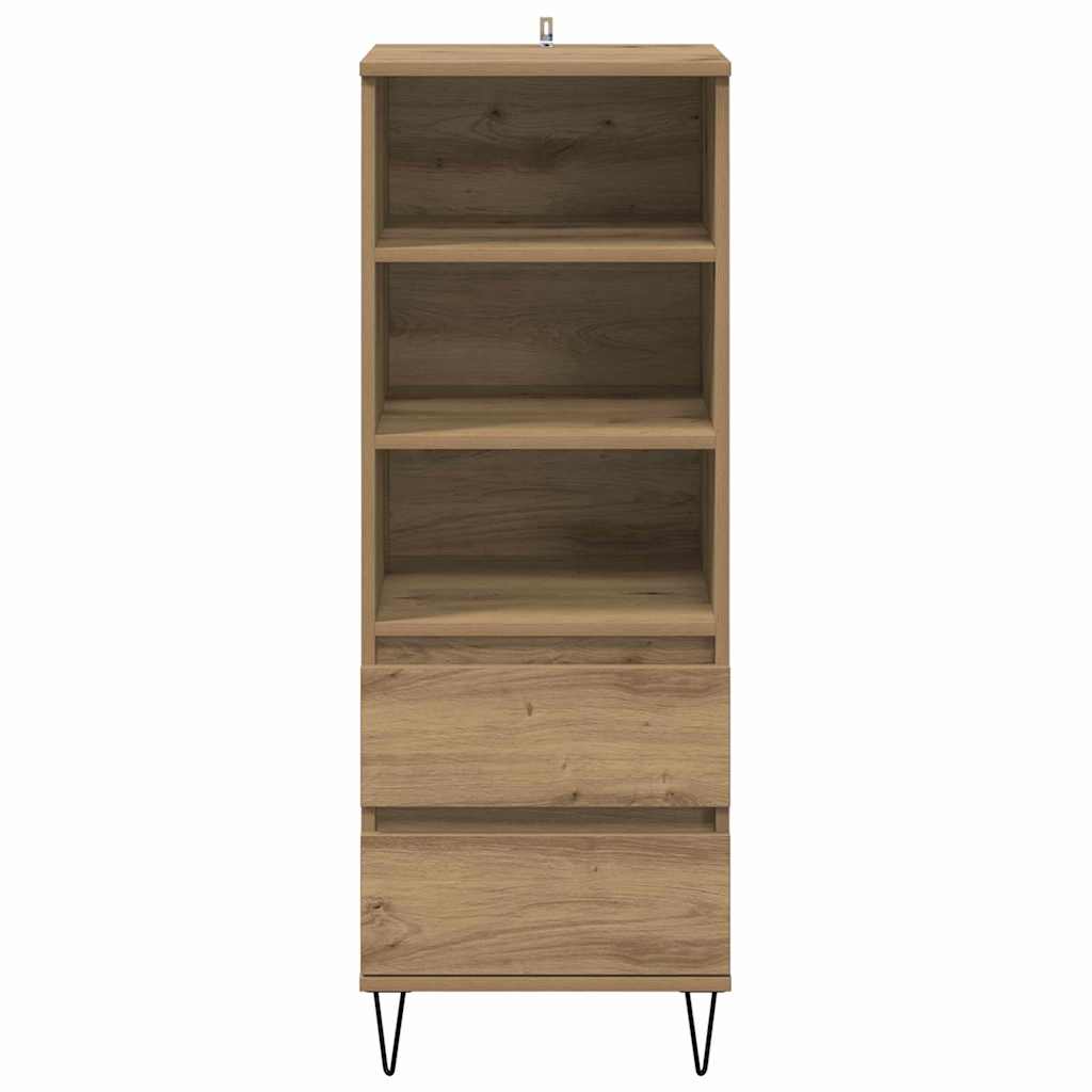 vidaXL Highboard Dąb rzemieślniczy 40 x 36 x 110 cm
