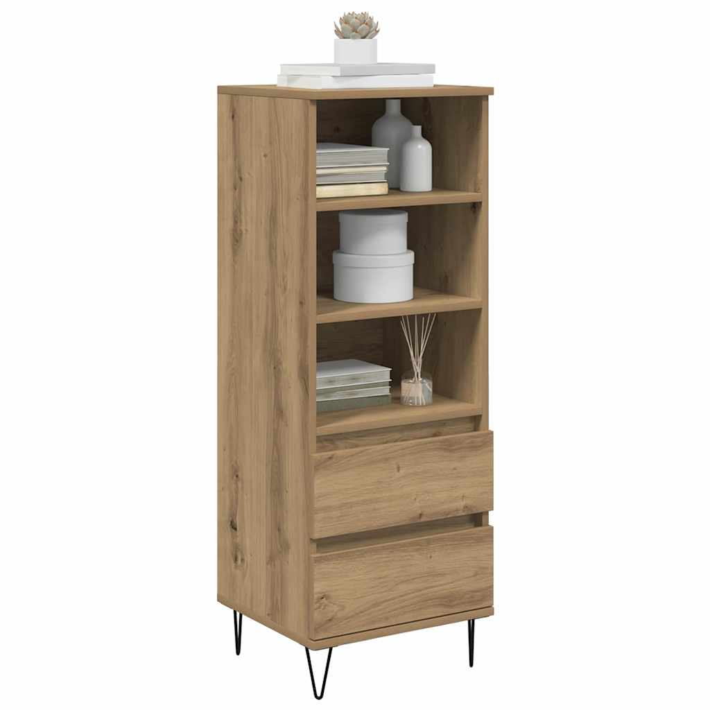 vidaXL Highboard Dąb rzemieślniczy 40 x 36 x 110 cm