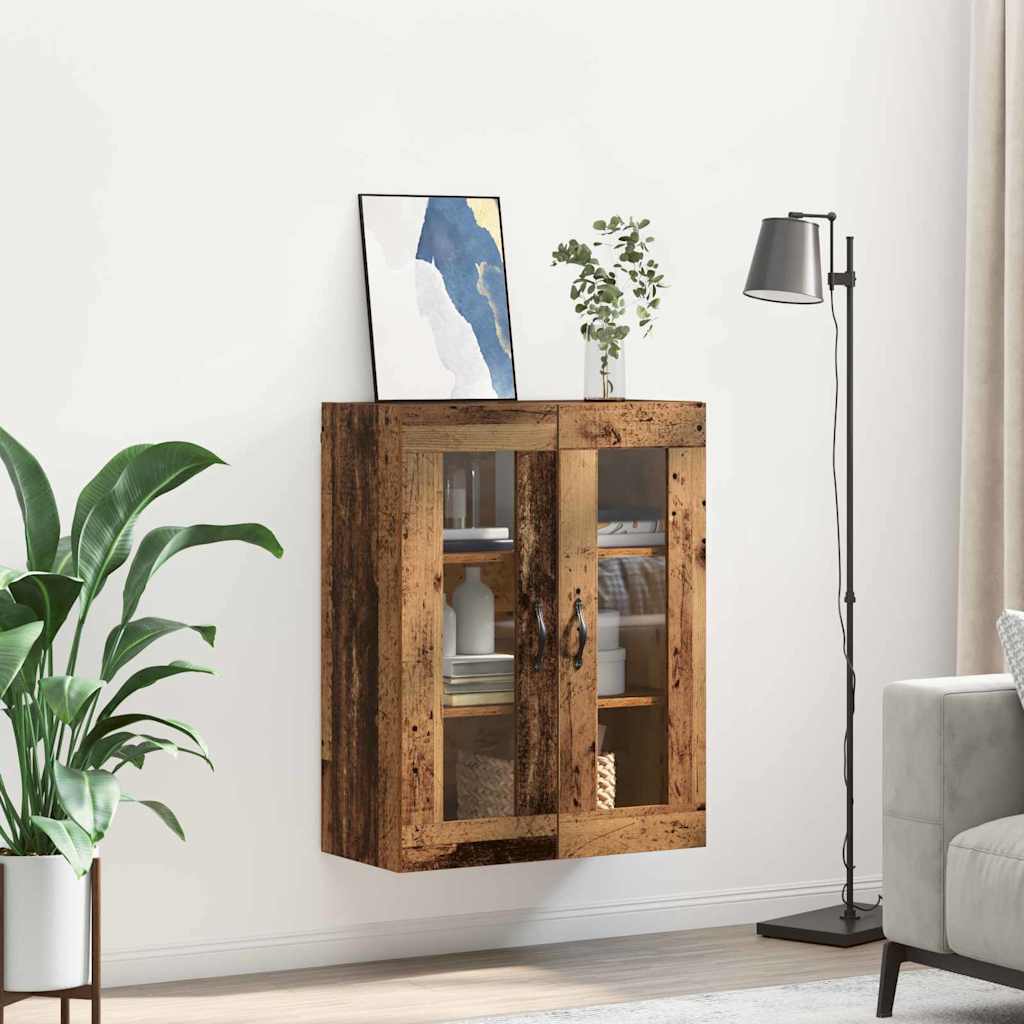 vidaXL Szafka wisząca Stare drewno 69,5 x 34 x 90 cm
