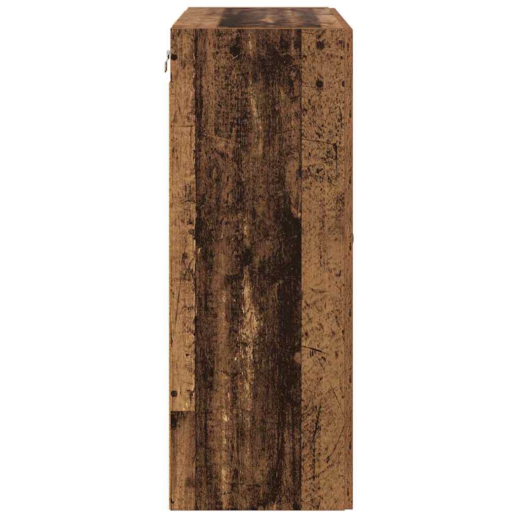 vidaXL Szafka wisząca Stare drewno 69,5 x 34 x 90 cm