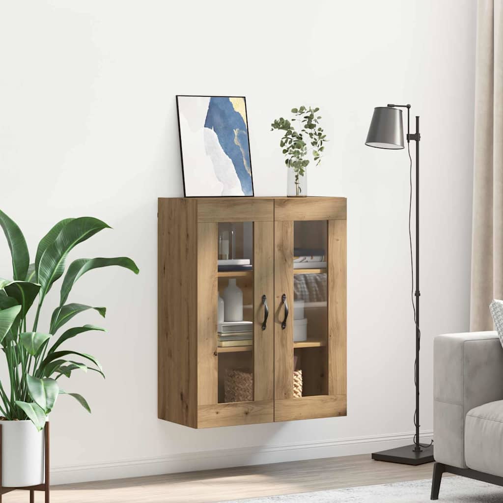 vidaXL Szafka wisząca Dąb rzemieślniczy 69,5 x 34 x 90 cm