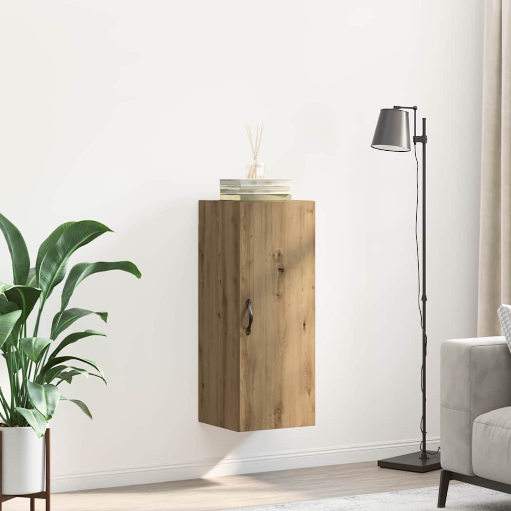 vidaXL Szafka wisząca Dąb rzemieślniczy 34,5 x 34 x 90 cm