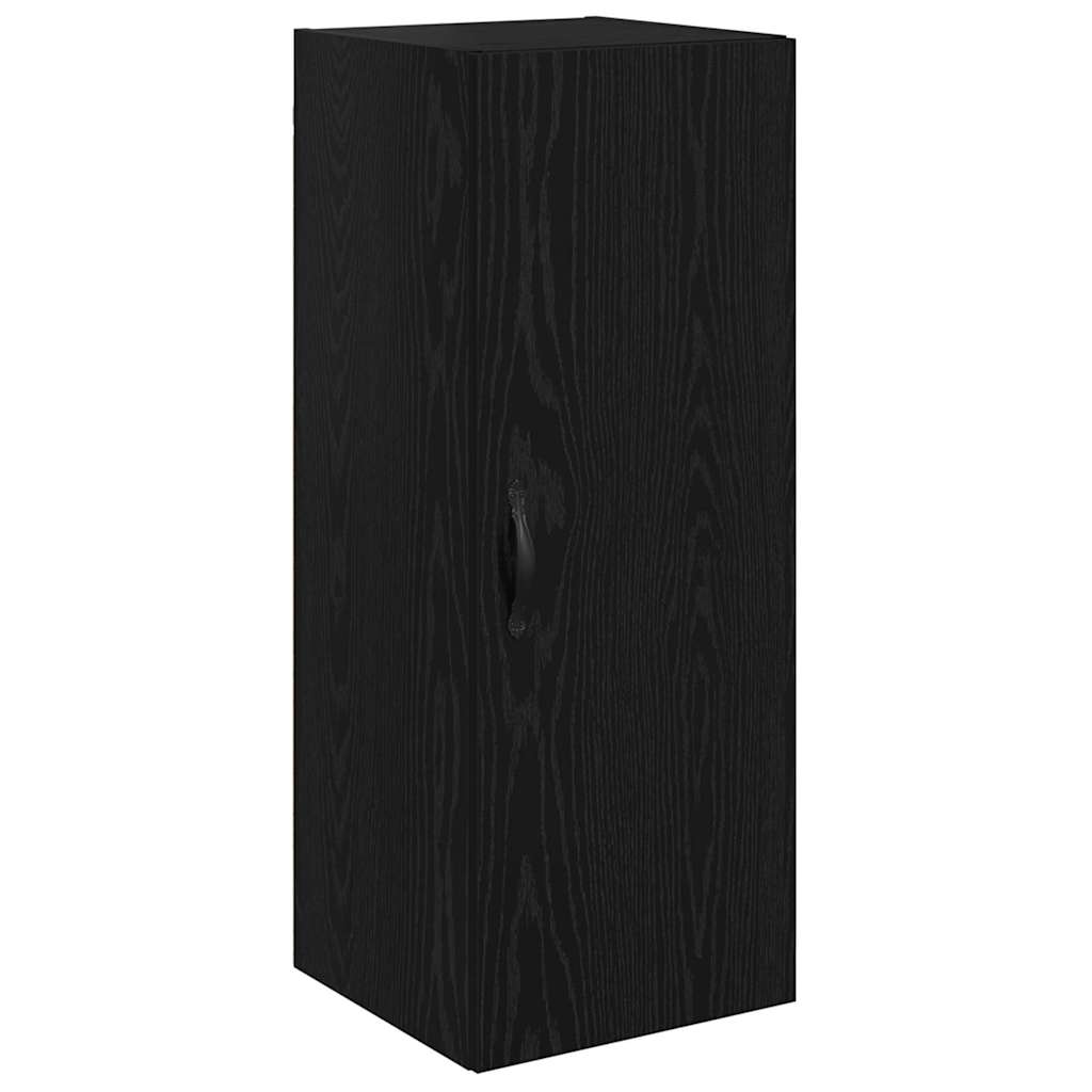 vidaXL Szafka wisząca Czarny Dąb 34,5 x 34 x 90 cm