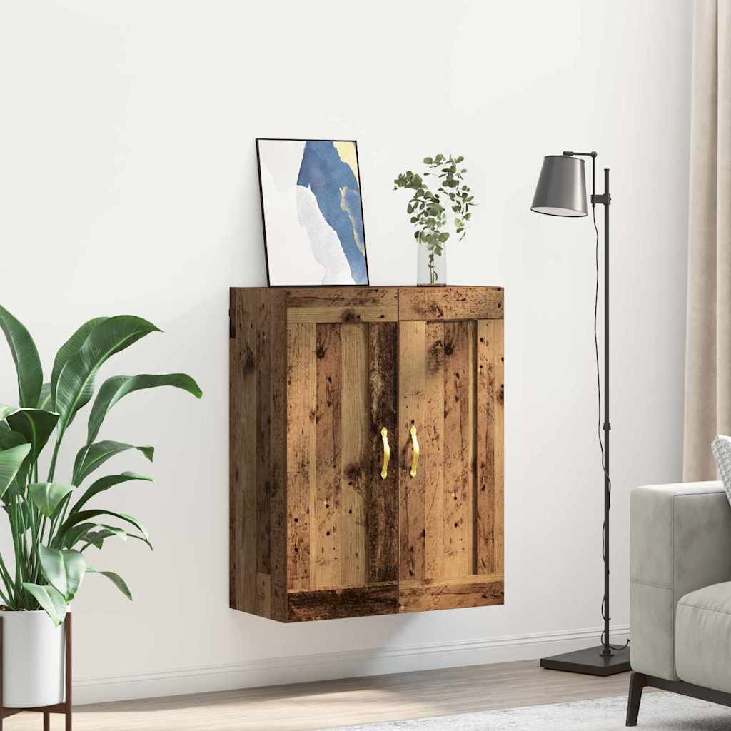 vidaXL Szafka wisząca Stare drewno 69,5 x 34 x 90 cm