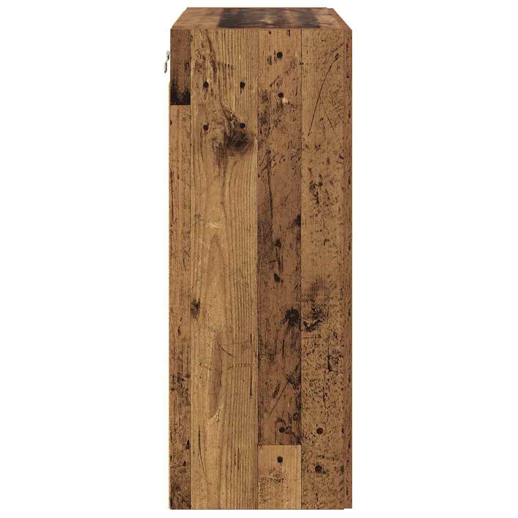 vidaXL Szafka wisząca Stare drewno 69,5 x 34 x 90 cm