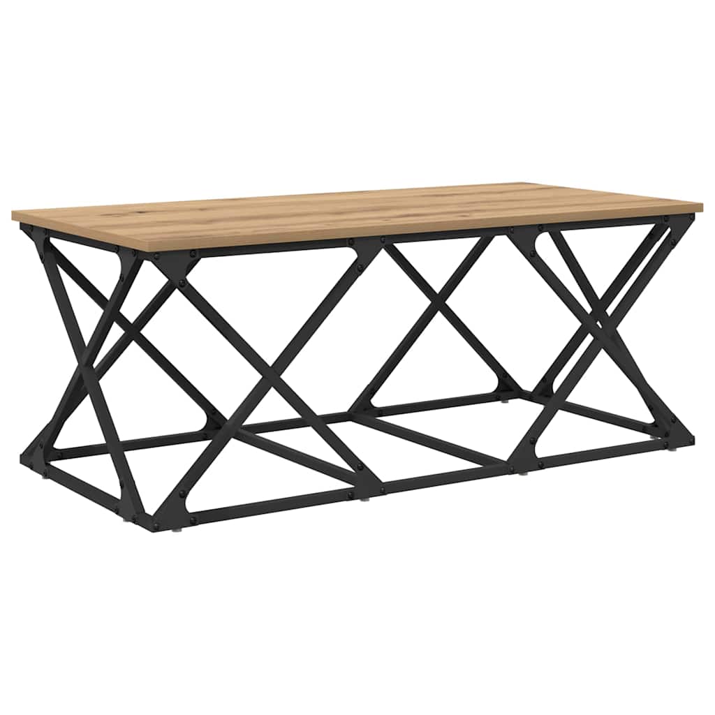 vidaXL Stolik kawowy Dąb rzemieślniczy 100 x 49 x 40 cm