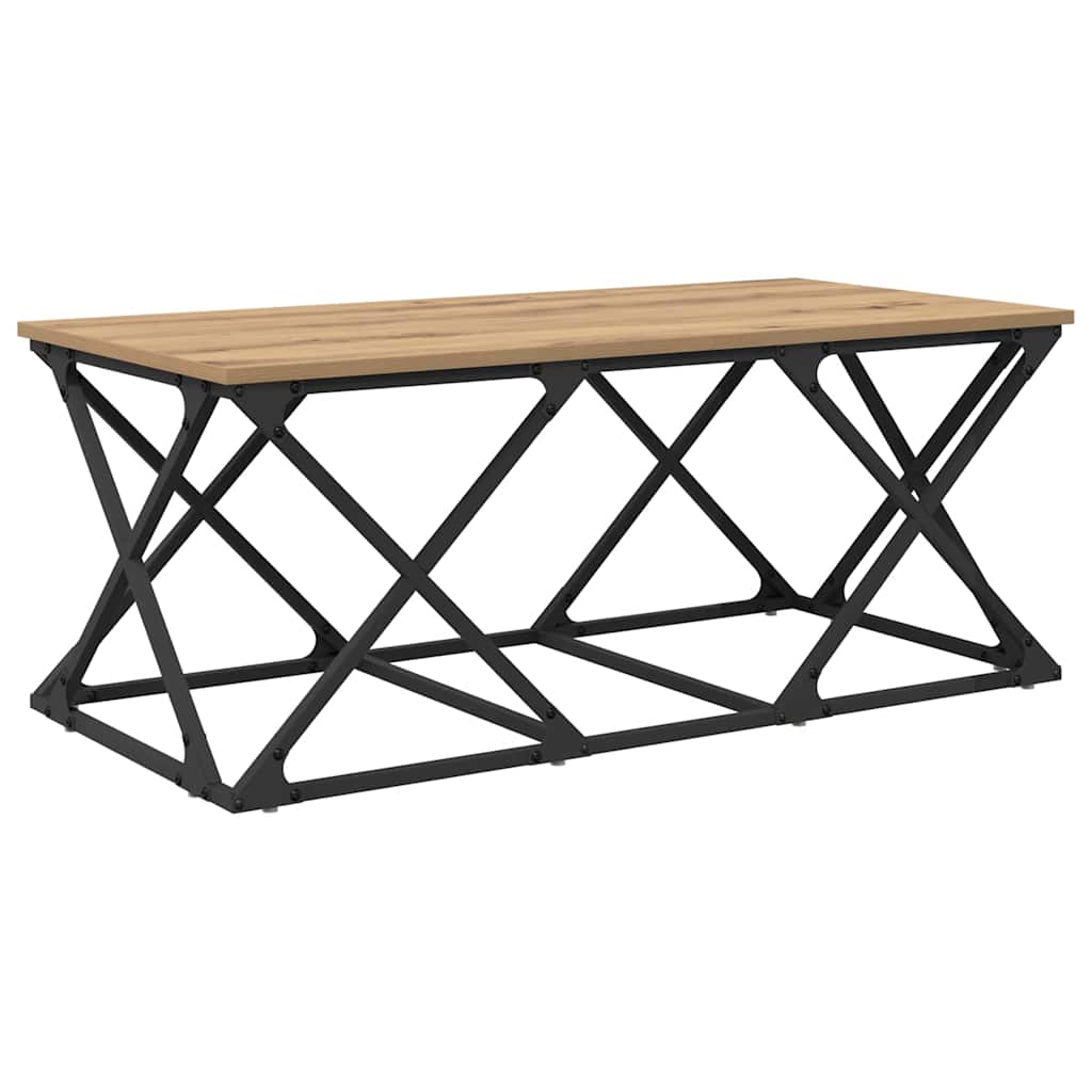 vidaXL Stolik kawowy Dąb rzemieślniczy 100 x 49 x 40 cm