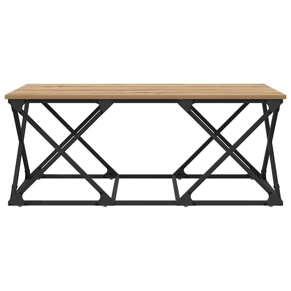 vidaXL Stolik kawowy Dąb rzemieślniczy 100 x 49 x 40 cm