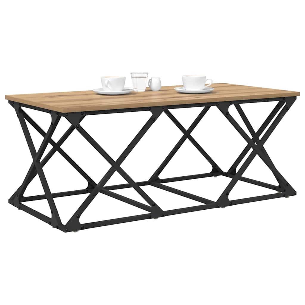 vidaXL Stolik kawowy Dąb rzemieślniczy 100 x 49 x 40 cm