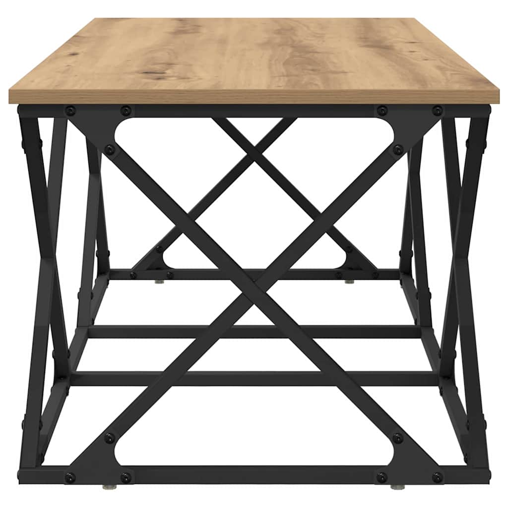 vidaXL Stolik kawowy Dąb rzemieślniczy 100 x 49 x 40 cm