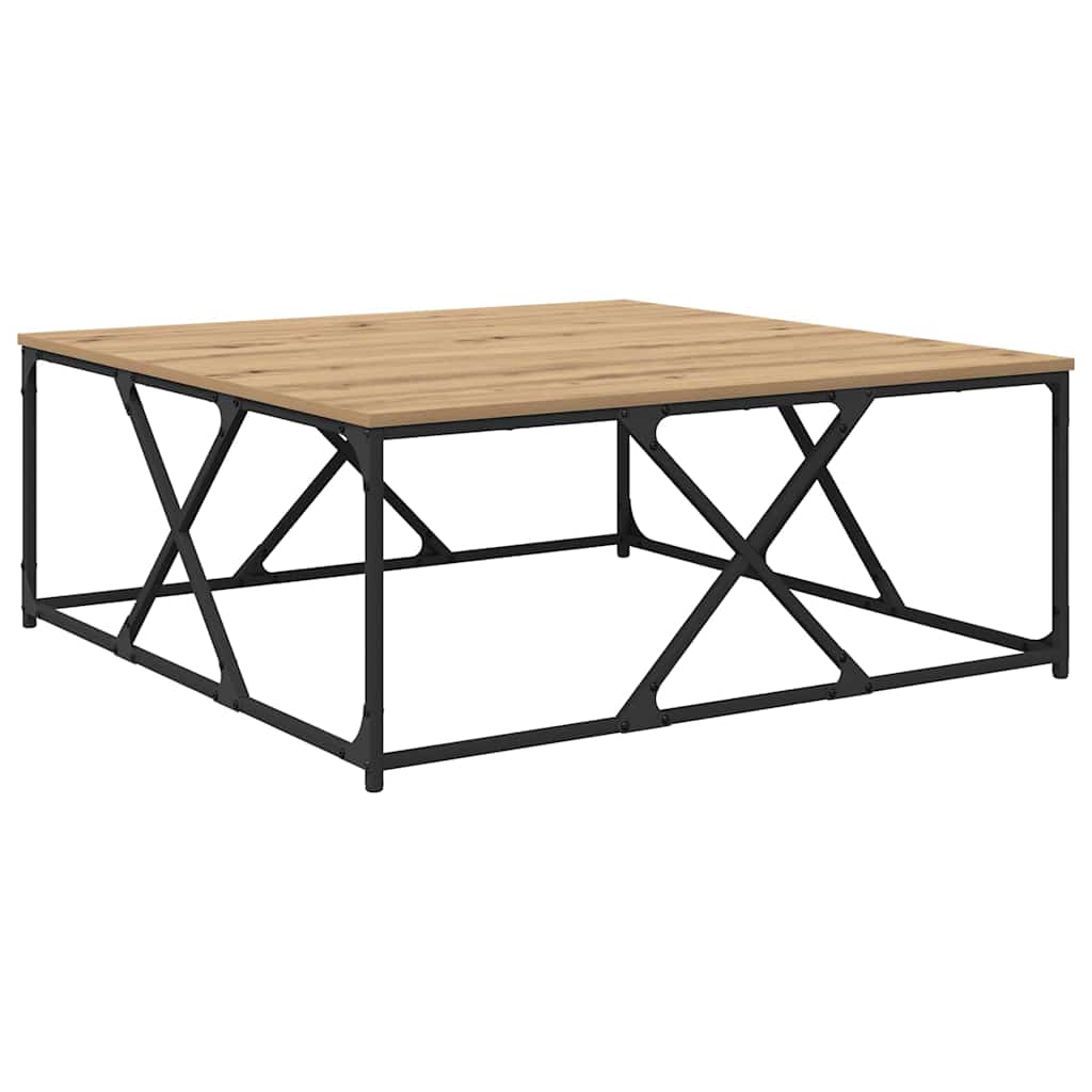 vidaXL Stolik kawowy Dąb rzemieślniczy 100 x 100 x 40 cm