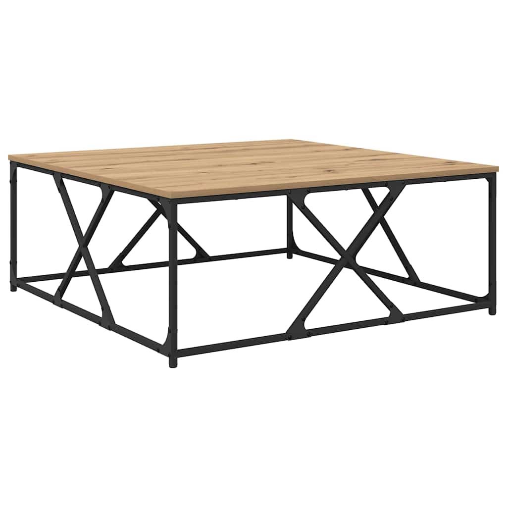 vidaXL Stolik kawowy Dąb rzemieślniczy 100 x 100 x 40 cm