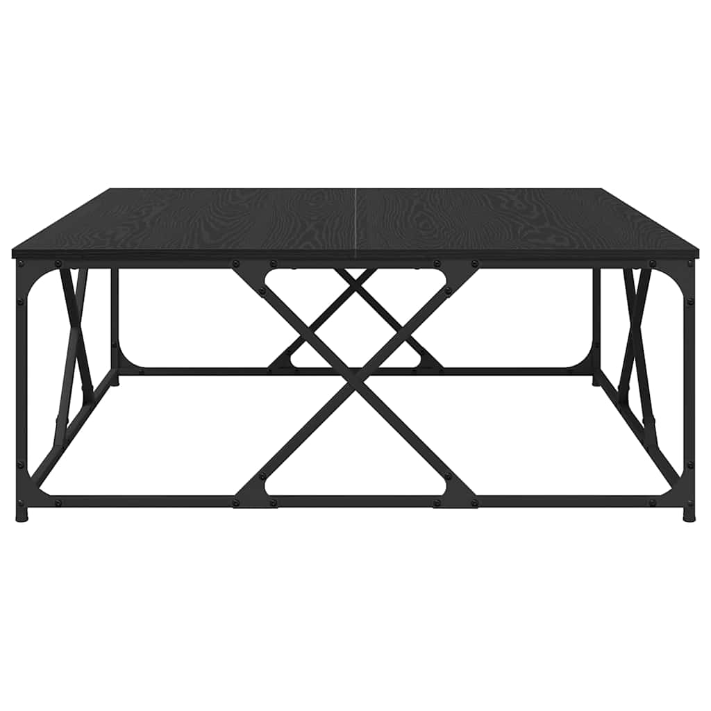 vidaXL Stolik kawowy Czarny Dąb 100 x 100 x 40 cm