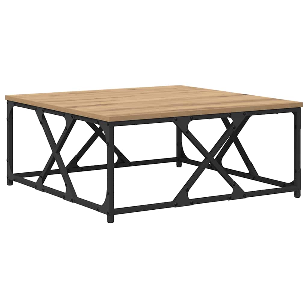 vidaXL Stolik kawowy Dąb rzemieślniczy 70 x 70 x 30 cm