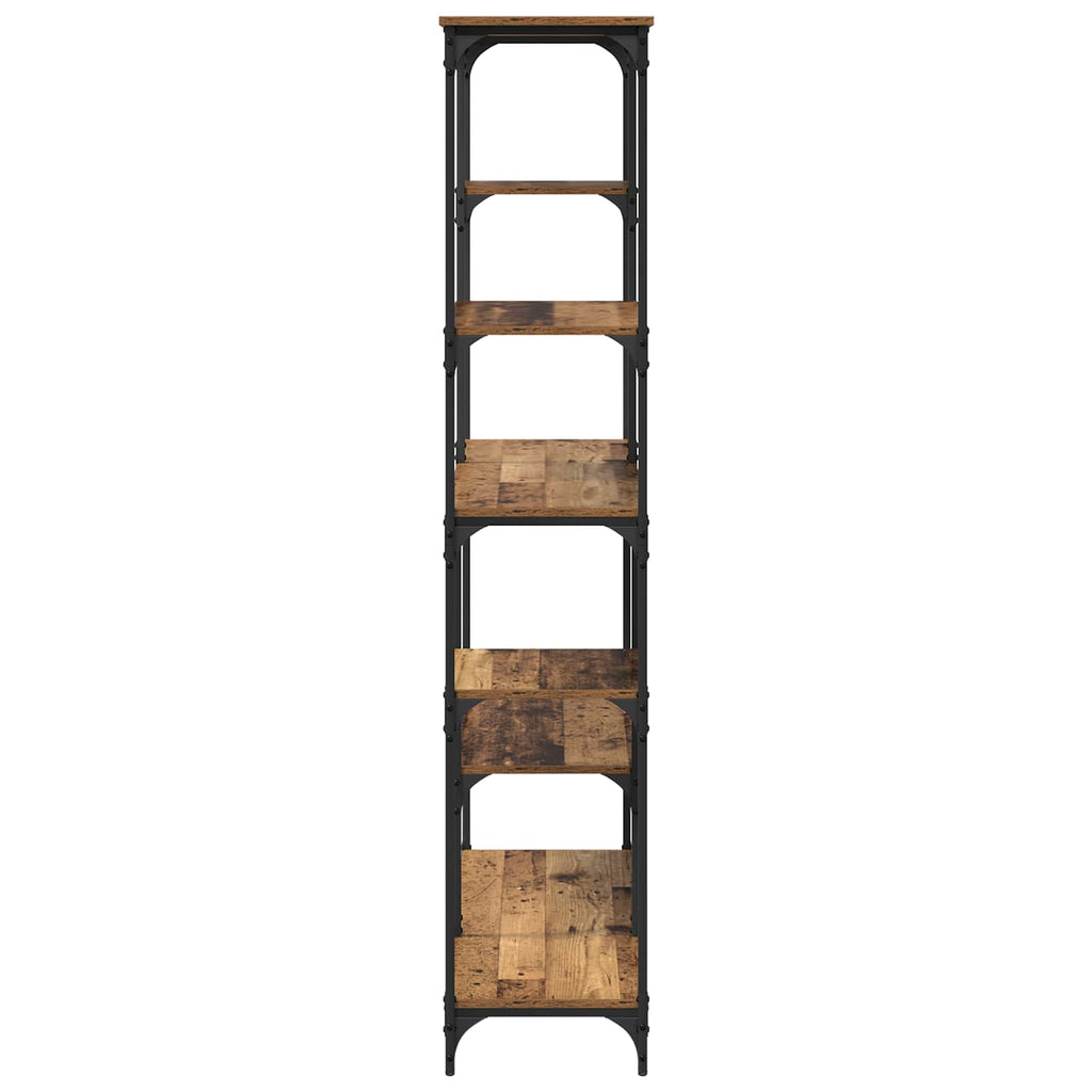 vidaXL Półka na książki Stare drewno 99 x 35,5 x 176 cm