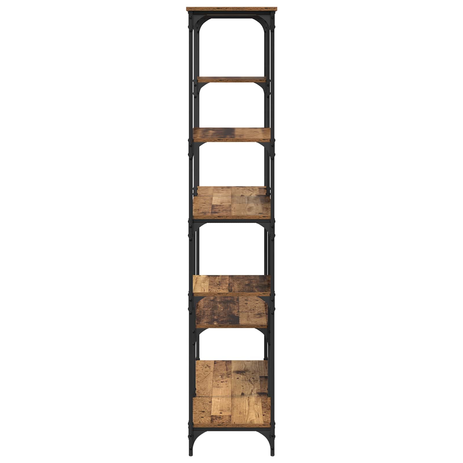 vidaXL Półka na książki Stare drewno 99 x 35,5 x 176 cm
