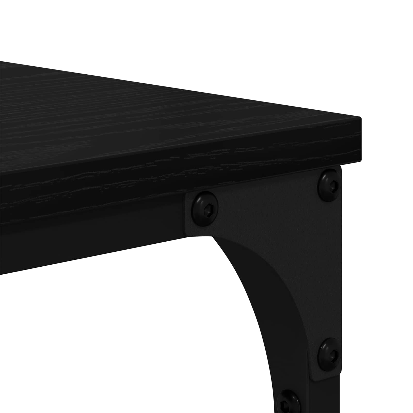 vidaXL Półka na książki Czarny Dąb 99 x 35,5 x 176 cm
