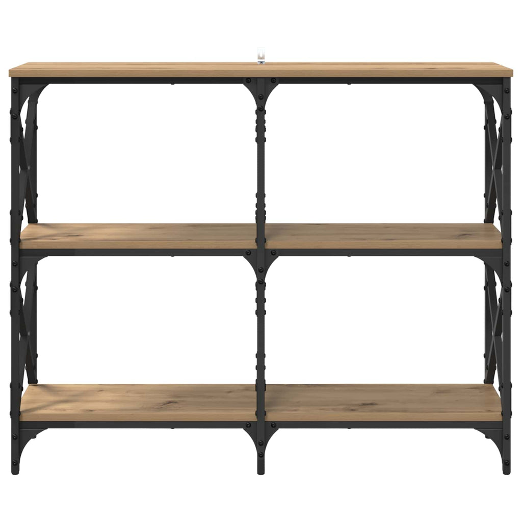 vidaXL Konsola Dąb rzemieślniczy 100 x 28 x 80,5 cm