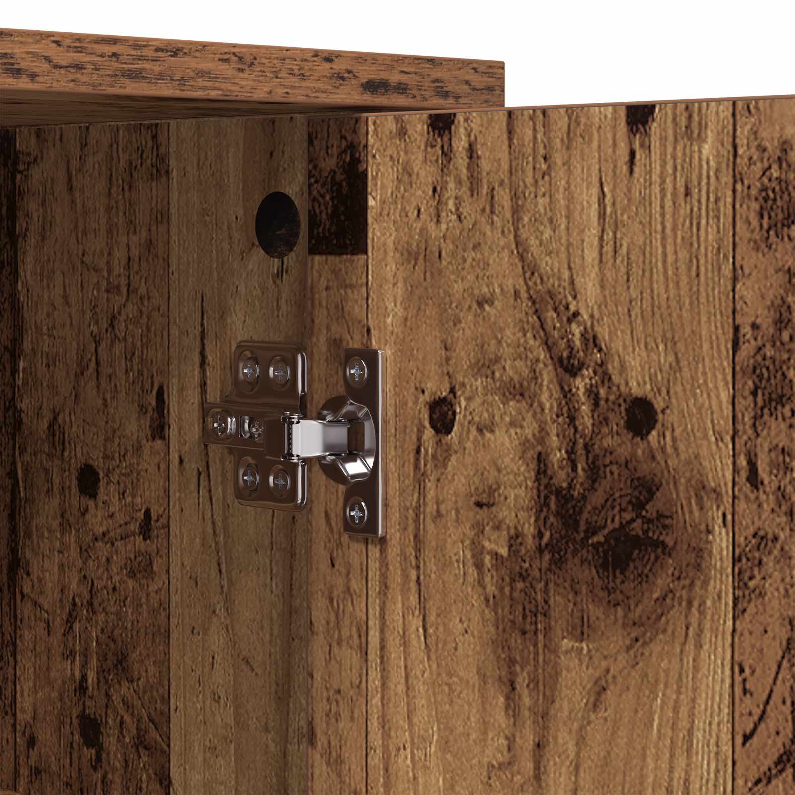 vidaXL Bufet Stare drewno 70 x 30 x 80 cm Materiał drewnopochodny