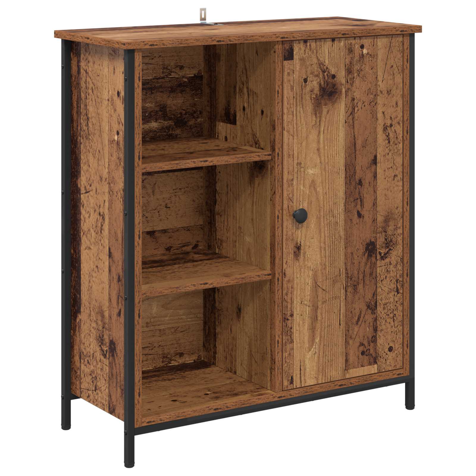 vidaXL Bufet Stare drewno 70 x 30 x 80 cm Materiał drewnopochodny