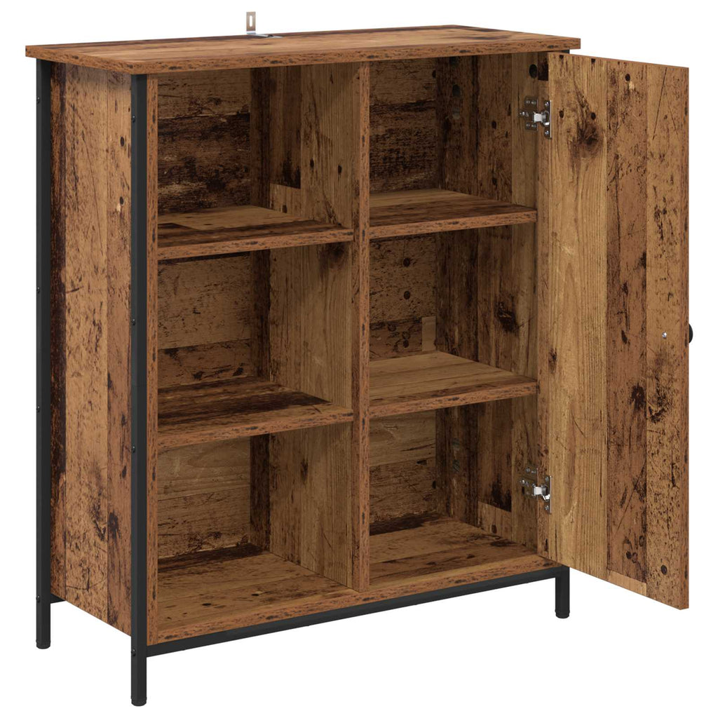 vidaXL Bufet Stare drewno 70 x 30 x 80 cm Materiał drewnopochodny